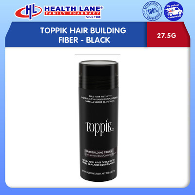 TOPPIK HAIR BUILDING FIBER 27.5G - BLACK